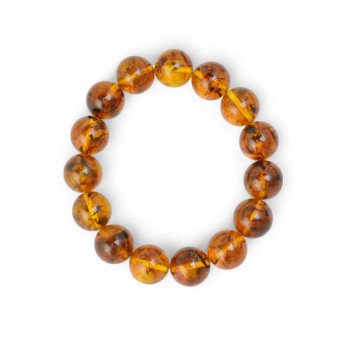 Pressed Baltic Amber Bracelet in Rich Hues – A Perfect Blend-Amber bracelets-Home