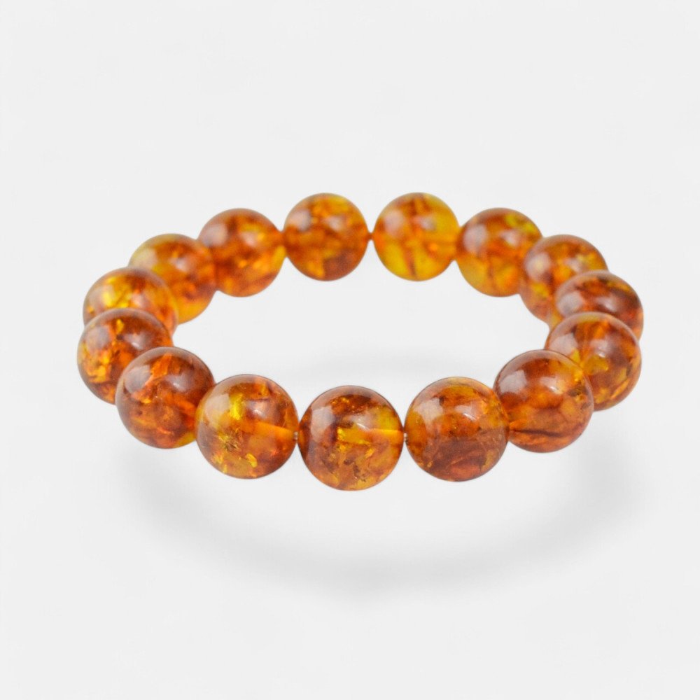 Rich Amber Bracelet – A Memorable Birthday Present-Amber bracelets-Home