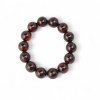 Round amber bracelet pressed amber balls - Birthday gift-Amber bracelets-Home