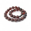 14mm pressed amber necklace for Adults Unisex gift-Amber necklaces-Home