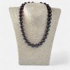 14mm Pressed amber necklace for women or men gift idea-Amber necklaces-Home