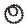 14mm Pressed amber necklace for women or men gift idea-Amber necklaces-Home
