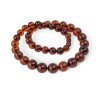 9 to 13 mm pressed amber necklace gift idea for women-Amber necklaces-Home