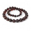Pressed Amber necklace 10 to 14mm pressed beads-Amber necklaces-Home