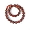 Pressed 10 to 14mm amber beads necklace gift idea-Amber necklaces-Home