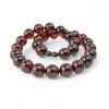 Pressed adults amber necklace 15 mm - Gift idea-Amber necklaces-Home