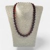 Pressed amber necklace 10 to 14 mm beads gift idea fo Her-Amber necklaces-Home