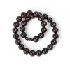 Pressed amber necklace 14mm round beads - Perfect gift-Amber necklaces-Home