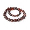 Pressed amber necklace for women: Mom or grandma-Amber necklaces-Home