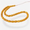 Pressed amber rosary - Gift for spiritual journey-Islamic Prayer rosary-Amber rosaries