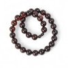 Pressed amber necklace for women 15 mm beads-Amber necklaces-Home