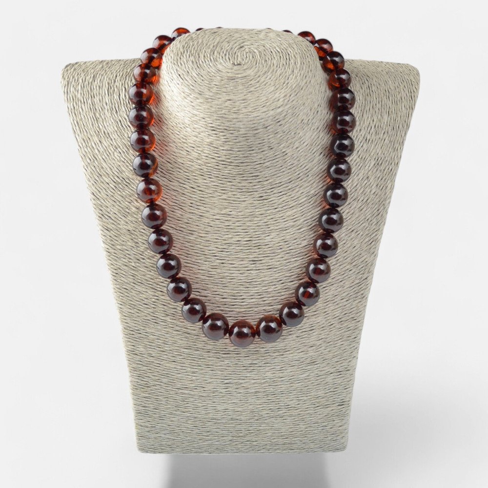 Christmas gift - Pressed amber necklace for women-Amber necklaces-Home