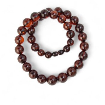 Christmas gift - Pressed amber necklace for women-Amber necklaces-Home