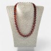 Pressed amber necklace with modified Baltic amber-Amber necklaces-Home