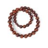 Pressed amber necklace with modified Baltic amber-Amber necklaces-Home