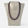Pressed amber necklace for adults - Anniversary gift idea-Amber necklaces-Home