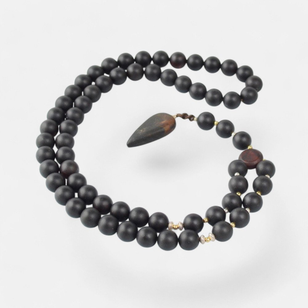 Pressed amber necklace Valentine's day gift for men-Amber necklaces-Home