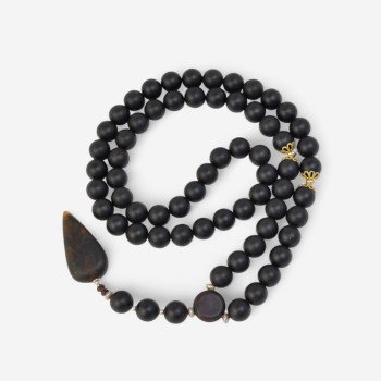 Pressed gift idea for men with amber necklace-Amber necklaces-Home