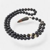 Pressed men's amber necklace Birthday gift for husband-Amber necklaces-Home