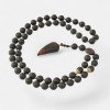 Pressed men's amber necklace Birthday gift-Amber necklaces-Home