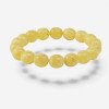 Olive pressed amber bracelet for women birthday gift-Amber bracelets-Home