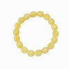 Olive pressed amber bracelet for women birthday gift-Amber bracelets-Home