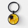 Cabochon amber keychain with Pressed amber-Amber keychain-Other