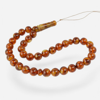 Pressed Amber rosary – Elevate Your Prayer Experience-Islamic Prayer rosary-Amber rosaries
