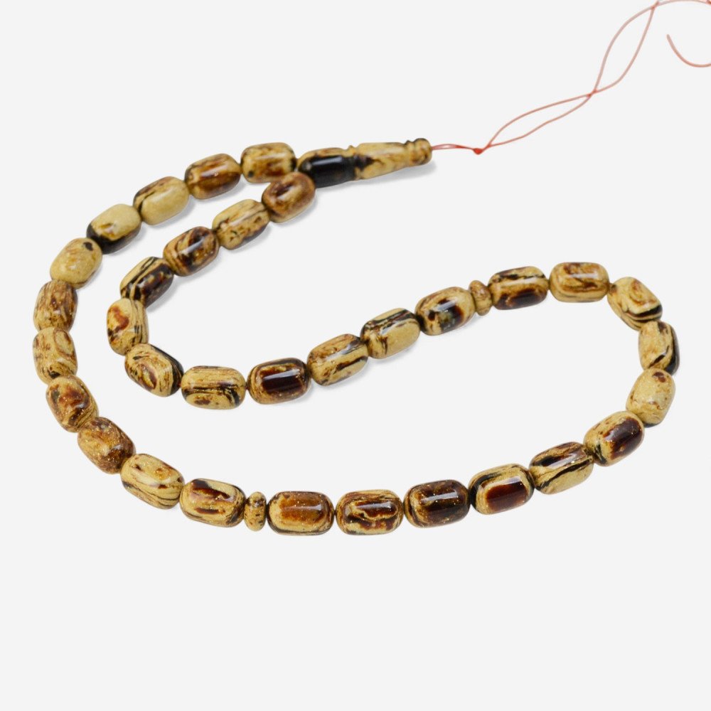 Pressed amber tasbih sale - Amber rosary-Islamic Prayer rosary-Amber rosaries