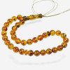 High Quality Pressed Amber Rosary Islamic accessory-Islamic Prayer rosary-Amber rosaries