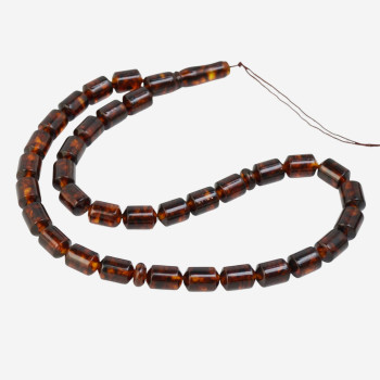 Amber Gemstone Tesbih for Mindfulness-Islamic Prayer rosary-Amber rosaries
