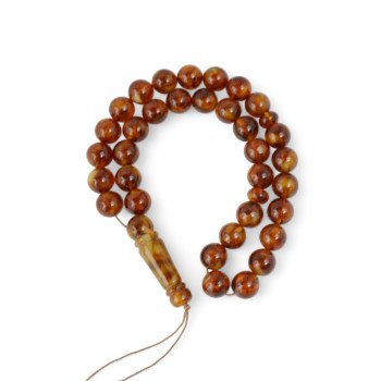 Pressed Amber rosary – Elevate Your Prayer Experience-Islamic Prayer rosary-Amber rosaries