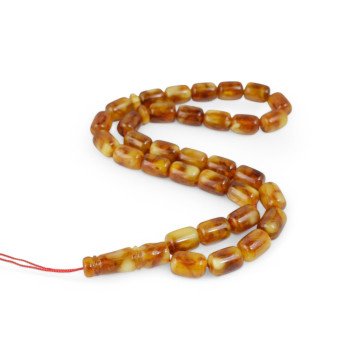 Pressed amber rosary Faith reminder rosary-Islamic Prayer rosary-Amber rosaries