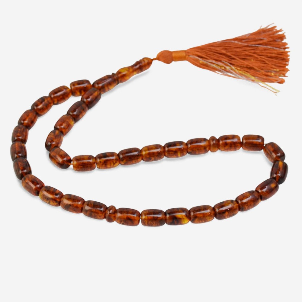 Amber Misbaha Rosary for Muslim Prayer-Islamic Prayer rosary-Amber rosaries