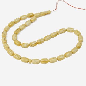 Pressed Amber Islamic Rosary Misbaha Gift for Prayer and Faith-Islamic Prayer rosary-Amber rosaries