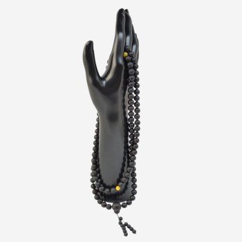 Pressed Amber buddhist rosary 108 worry beads-Amber rosaries-Home
