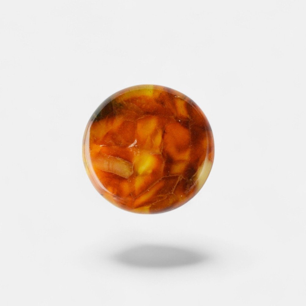Gemstone Pressed Cabochon Jewelry making-Amber cabochon-Other