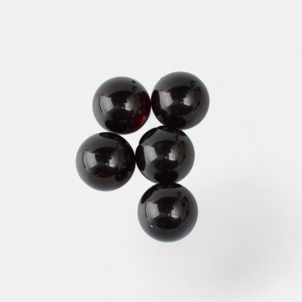 Amber beads for jewelry making Dark cherry-Amber beads-Other