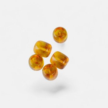 Yellow Pressed amber beads supply manufacturing-Amber beads-Other