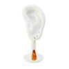 Pressed amber earrings with sterling silver 925 - Jewelry gift-Amber earrings-Other