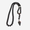 Pressed amber necklace Valentine's day gift for men-Amber necklaces-Home