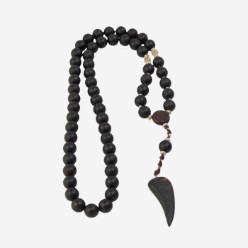 Pressed raw amber necklace - Men's necklace gift-Amber necklaces-Home