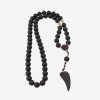 Pressed raw amber necklace - Men's necklace gift-Amber necklaces-Home