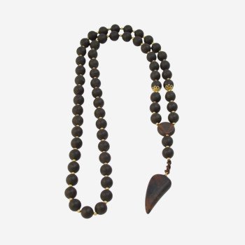 Pressed men's amber necklace Birthday gift-Amber necklaces-Home