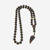 Pressed men's amber necklace Birthday gift-Amber necklaces-Home