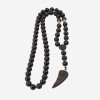 Pressed men's amber necklace Birthday gift for husband-Amber necklaces-Home