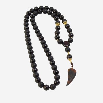Pressed men's fashion amber necklace Gift for husband-Amber necklaces-Home
