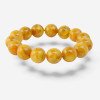 Pressed butterscotch amber bracelet for adults unisex-Amber bracelets-Home