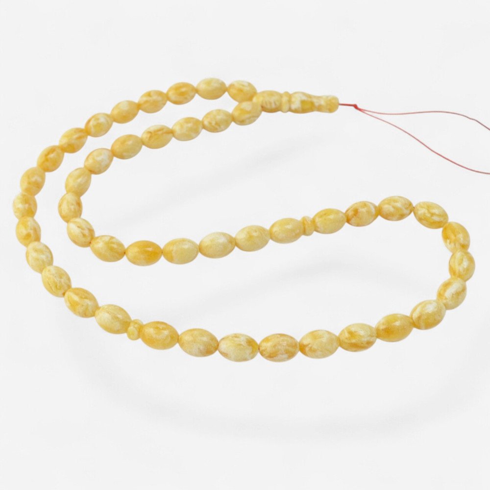 Islamic Prayer Beads Amber Tasbih Baltic Amber Rosary-Amber rosaries-Home