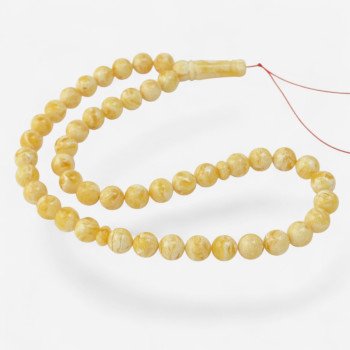 45 Rosary Islamic Spiritual Gift Amber Prayer Beads Rosary-Amber rosaries-Home